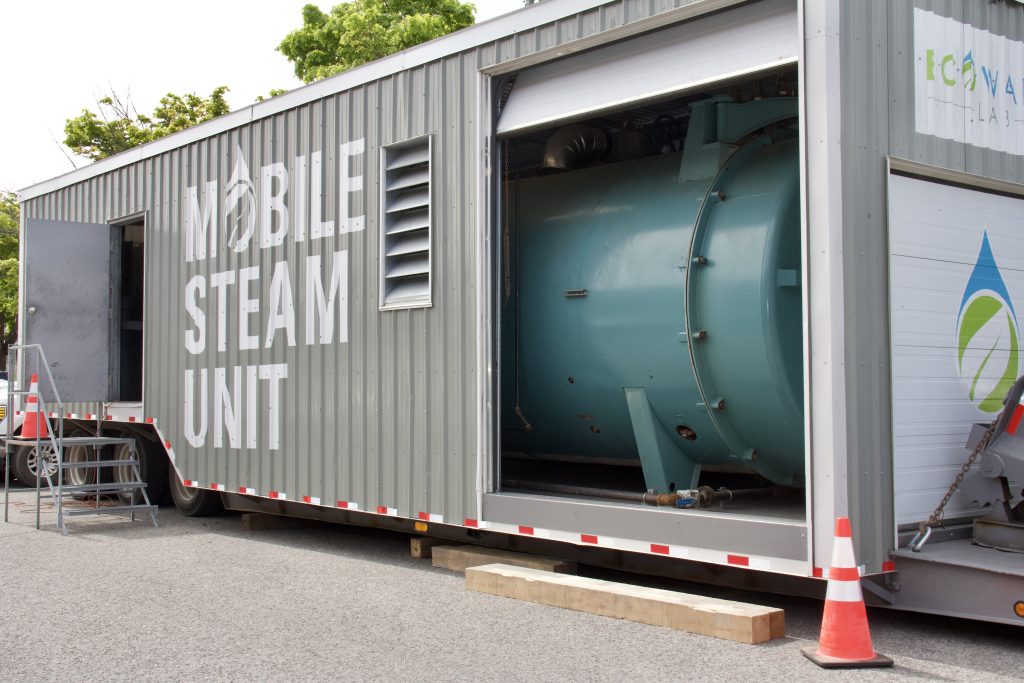 steam mobile boiler